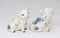Ceramic Victorian Pig With Blue Rose Pattern Salt And Pepper Shakers, Farm Country House Decor, Gift for Mom